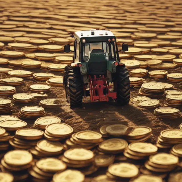 Image of a farmer tilling a golden field with a plow, emphasizing the significance of working capital loans for seasonal businesses