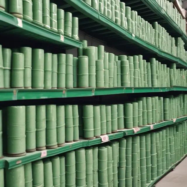 Flexible jade rods symbolizing inventory on warehouse shelves, illustrating the importance of maintaining balance to maximize return on investment