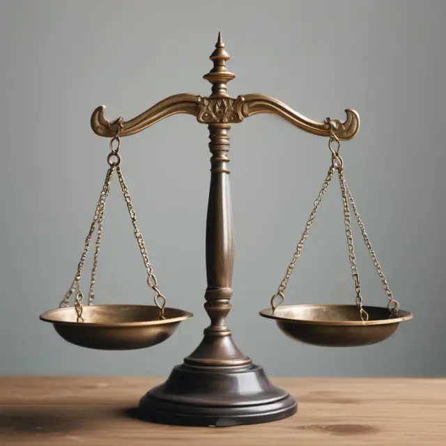 Balance scale displaying current ratio versus liquidity in a financial context.
