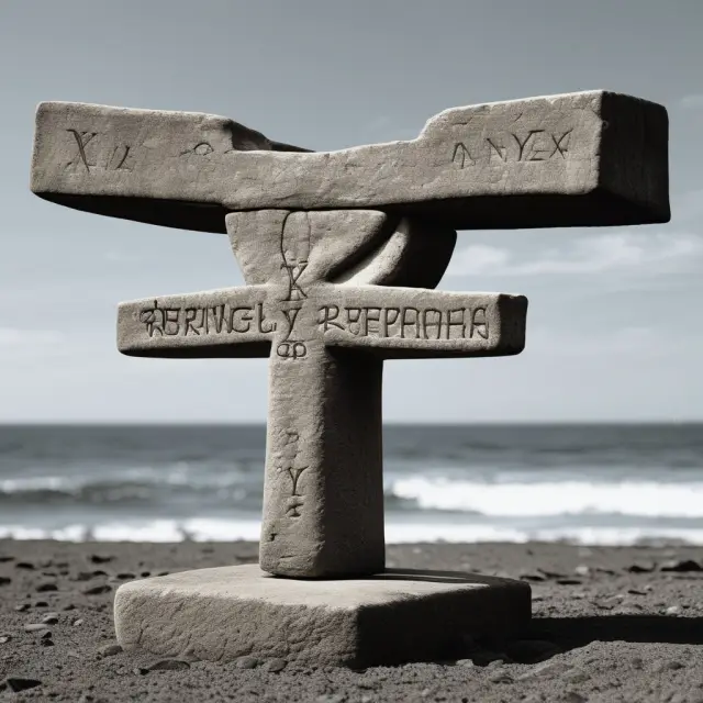 An old scale with a company logo balancing on a thin beam. The scale shows expenses (12M) exceeding revenue (10M), indicating potential financial instability