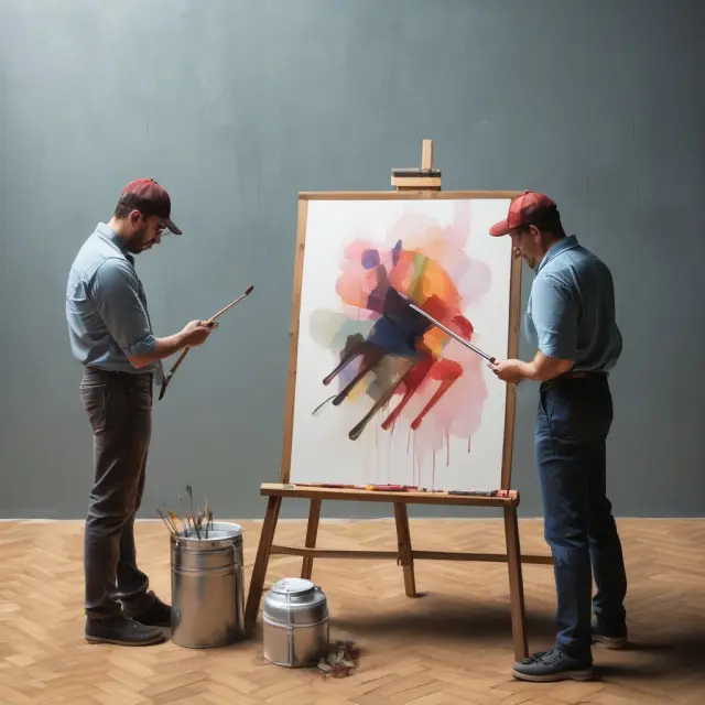 A metaphorical representation of market makers influencing pricing dynamics in a thin market through their predictions.