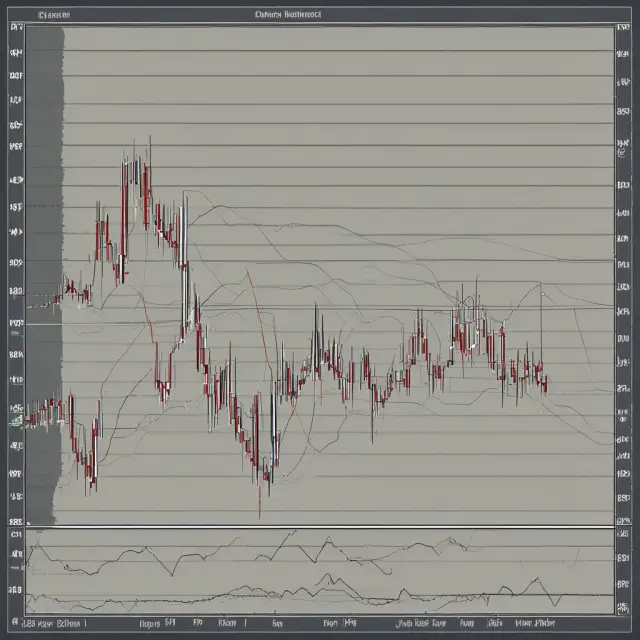An oracle market maker in a workshop, surrounded by swirling financial charts and limit orders, providing predictions for traders.