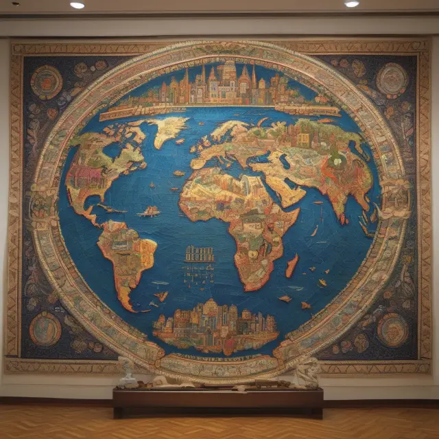 A beautifully crafted tapestry symbolizing the World Bank Group