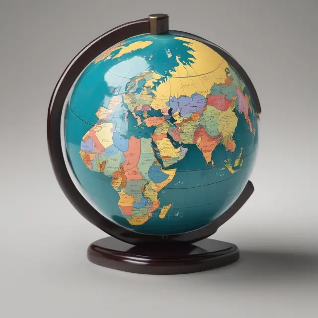 A globe being carried by an embassy and consulate representative, representing the importance of these institutions for navigating international personal insurance