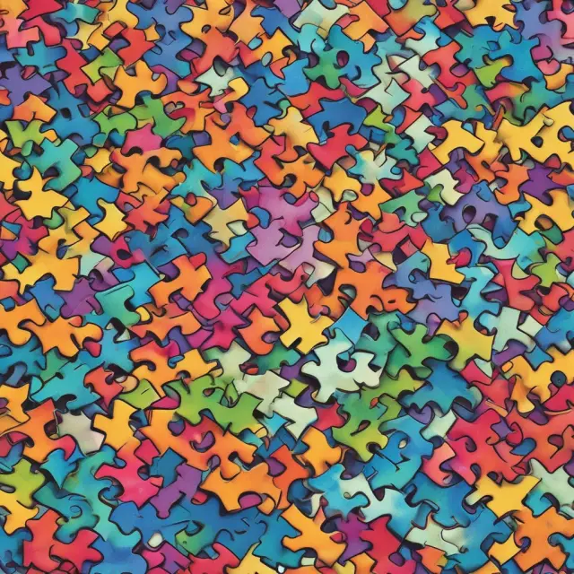 Insurance components of a wrap-up policy forming a complete jigsaw puzzle, depicting general liability, builders risk, umbrella, workers