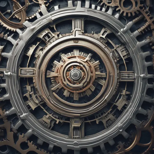 Interconnected gears forming a protective shield - Wrap-up insurance consolidates construction project insurance coverages