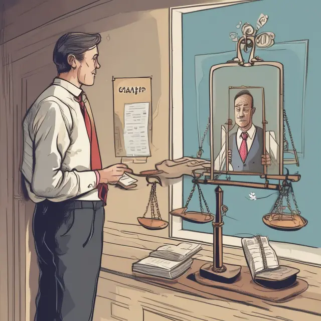An accountant assessing intangible assets for impairments using GAAP guidelines and analyzing financial ratios