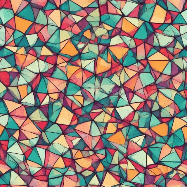 A kaleidoscope displaying the various impacts of write-downs on financial ratios: Current and Future Fixed-Asset Turnover, Debt-to-Equity, Debt-to-Assets, and Net Income Potential