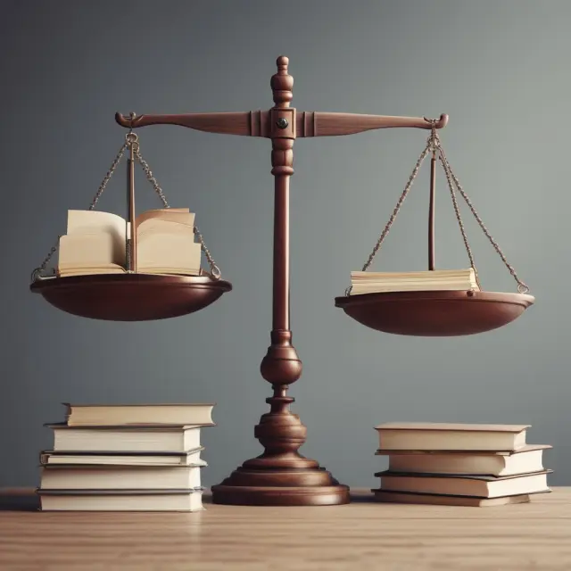 Balanced scale comparing book value and fair market value, representing write-ups in M&A Accounting
