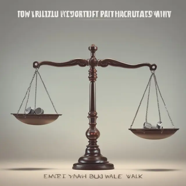 Scale illustrating write-ups (one tipping towards FMV) and fair value adjustments (balancing assets