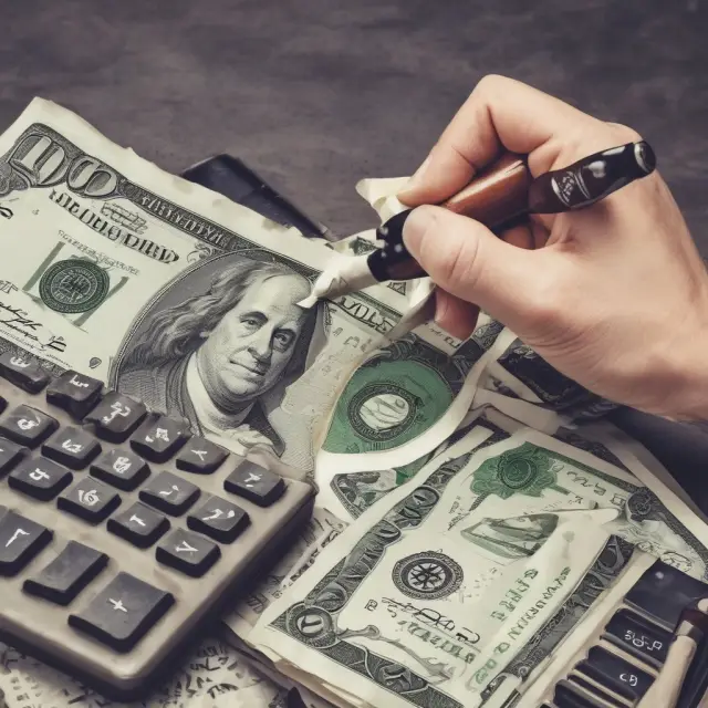 Scales representing depreciation and amortization processes, balancing tangible asset value with intangible asset value.