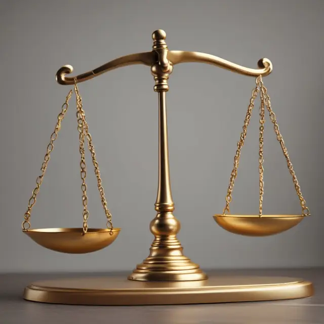 Golden scale balanced with a crossed-out check and a gavel: Loucks v. Albuquerque National Bank wrongful dishonor