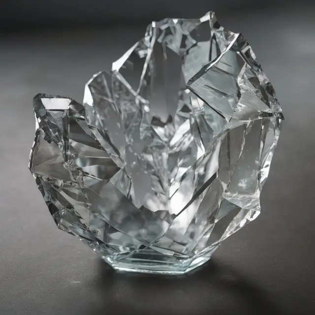 Broken crystal glass symbolizing a damaged bank reputation due to wrongful dishonor