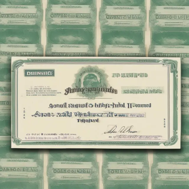 A company dispensing oversized dividend checks to shareholders, causing stock price fluctuations and investor excitement