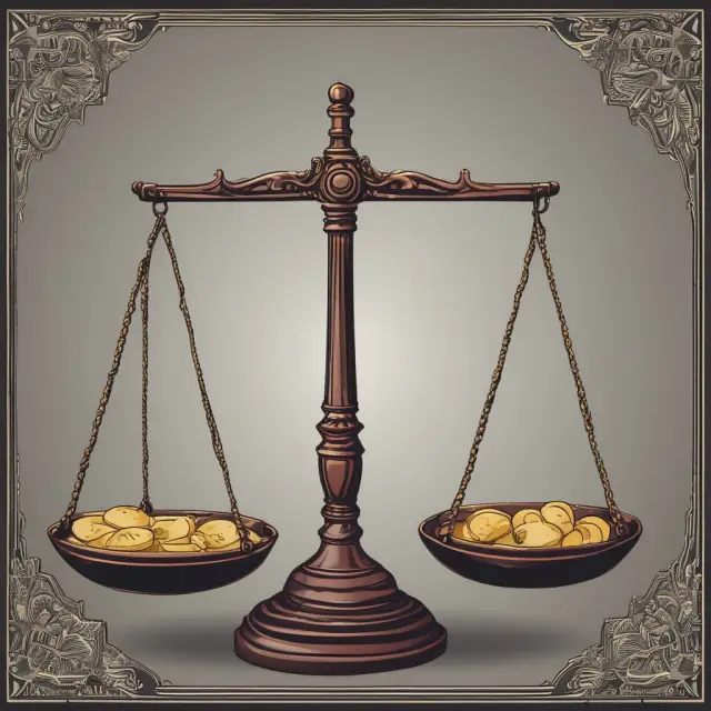Visual representation of xenocurrencies, showcasing their advantages (upward scale) and disadvantages (downward scale), emphasizing the importance of balancing risks and rewards.