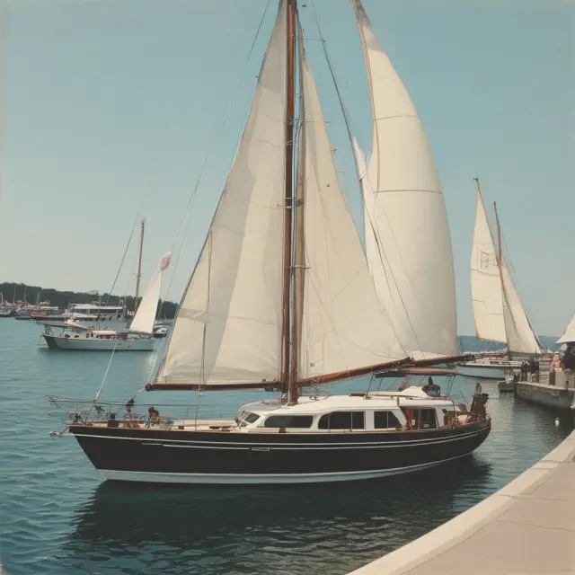 Comparison between a 40-foot motor yacht and a 60-foot sailing yacht on an insurance table, highlighting differing premiums