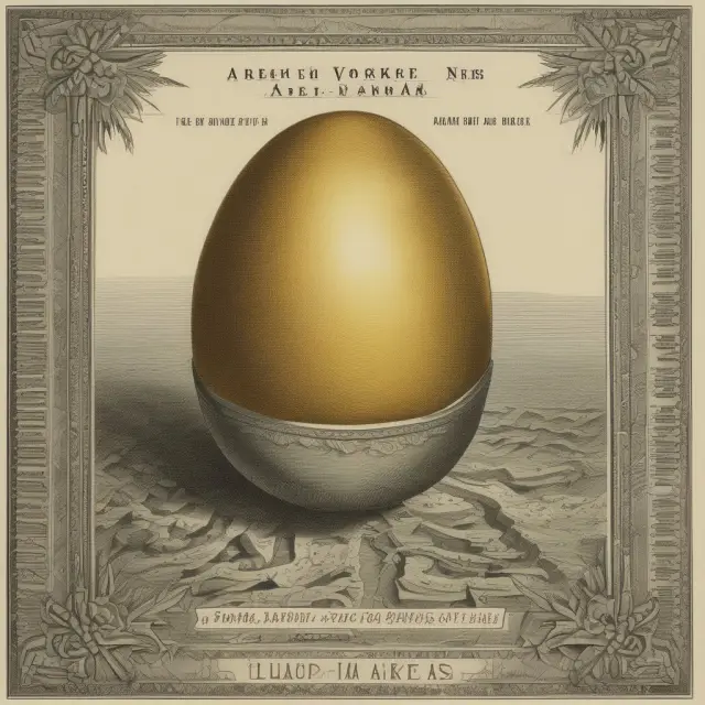 An illustration of a golden egg resting between USD and foreign currency, symbolizing the creation of a Yankee CD