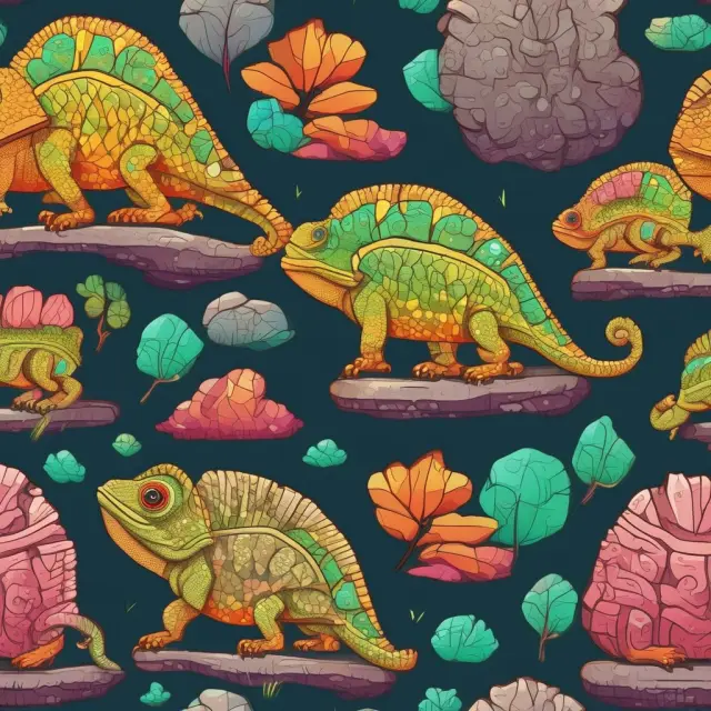 Chameleon changing colors amidst age-marked stones: Flexible Yearly Renewable Term Life Insurance
