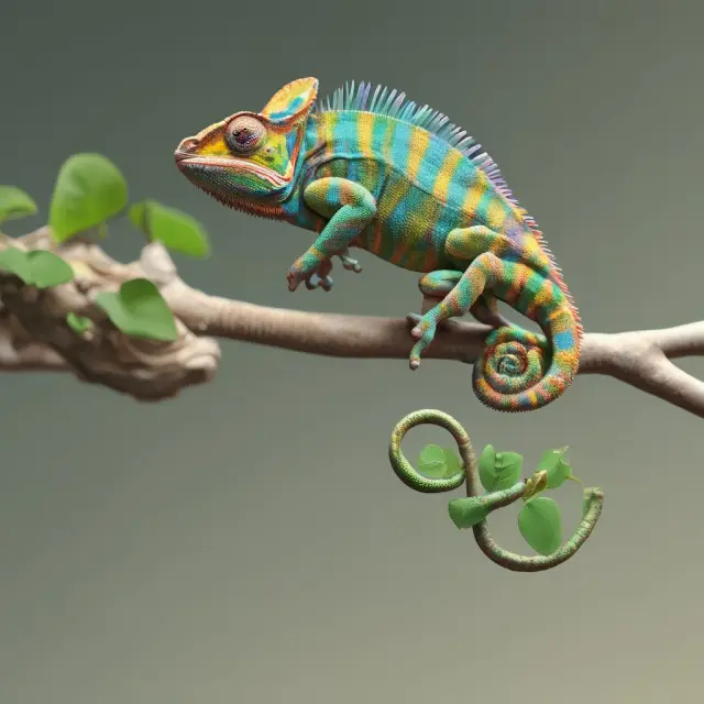 Chameleon illustrating how a YRT policy