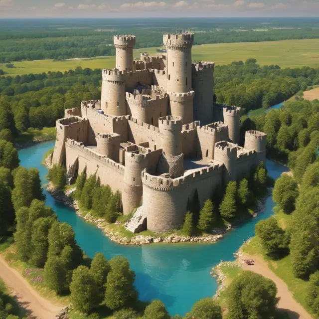 An image of a sturdy castle symbolizing insurer creditworthiness, signifying a financially stable insurer