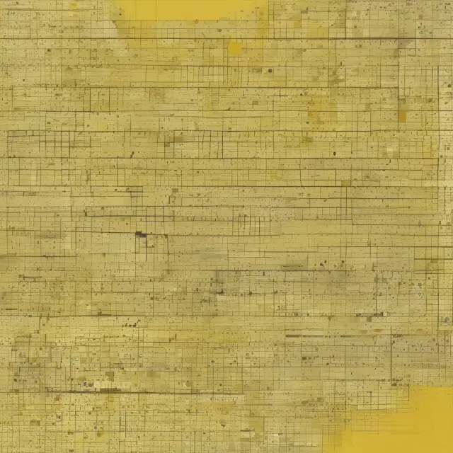 A colorful mosaic depicting a yellow sheet, symbolizing bond data elements: yields, volumes, highs, lows, closings, and bid-ask spread.