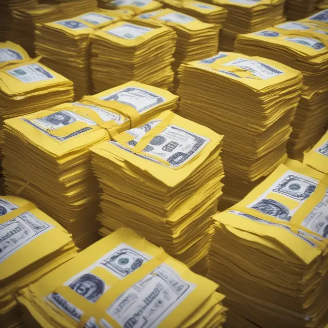 A yellow sheet beacon illuminating the over-the-counter market, guiding institutional investors towards potential investments.