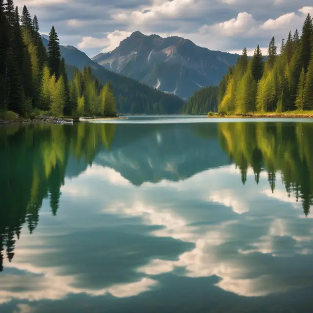 Image of a calm lake reflecting a flat yield curve, with short-term and long-term ripples blending together - Economic Uncertainty