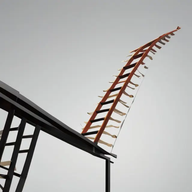 Ladder strategy to manage risk in a rising yield curve environment: Bonds with varying maturities on an ascending yield curve.