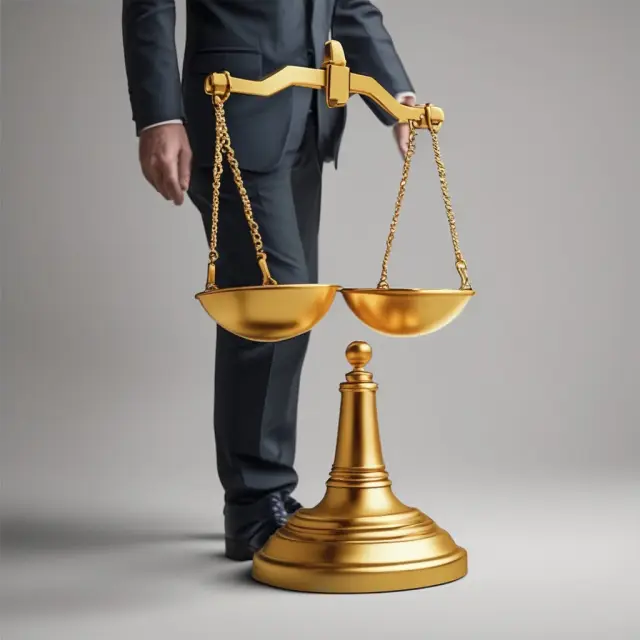 An institutional investor weighing callable bond yields and risks on a golden scale, emphasizing the significance of yield to call for informed investment strategies.