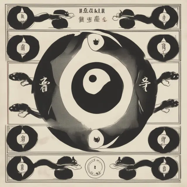 Scale illustrating the yin-yang contrast of Yugen Kaisha and Kabushiki Kaisha, representing Japanese corporate transformations.