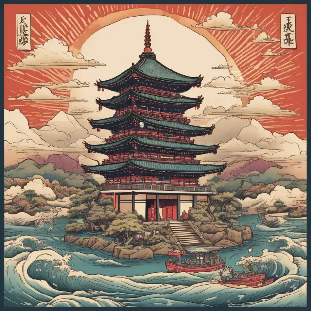 A Yugen Kaisha morphing into a Godo Gaisha, representing the evolution of Japanese corporate structures