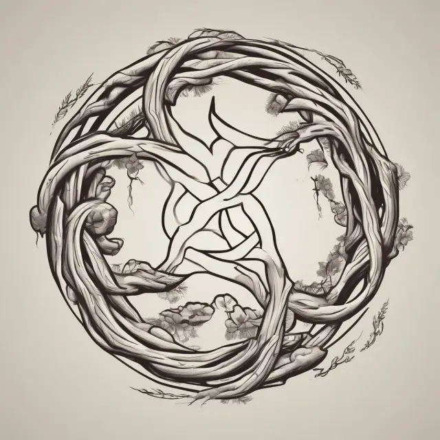An image of intertwining branches representing the Yugen Kaisha business structure, symbolizing the traditional Japanese entrepreneurial spirit.