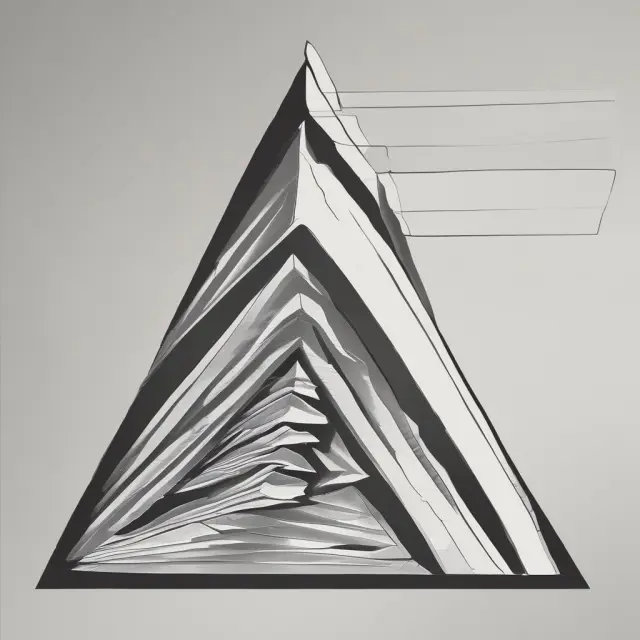 Three triangles represent federal agencies, GSEs, and private issuers, with the base depicting stability, the height reflecting risk, and the apogee representing potential returns