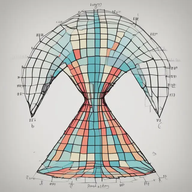 Two overlapping normal distributions representing the Central Limit Theorem
