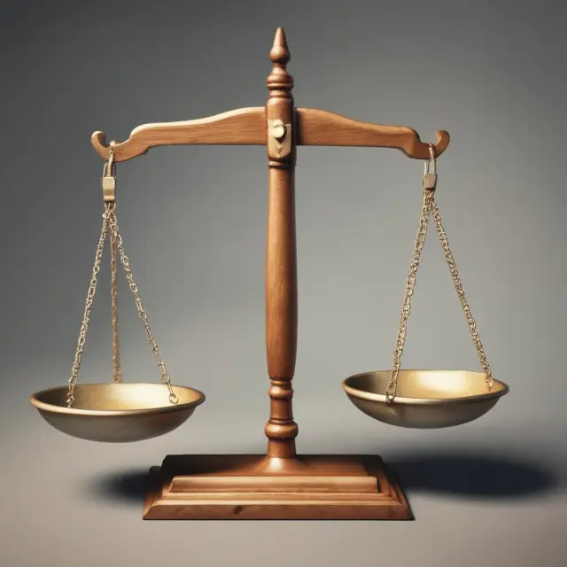Image of two scales balanced, representing populations with known variances. Z-scores determine if one population mean tips the scale, signifying statistically significant differences.