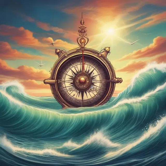 Compass with a z-score indicating statistically significant differences in finance