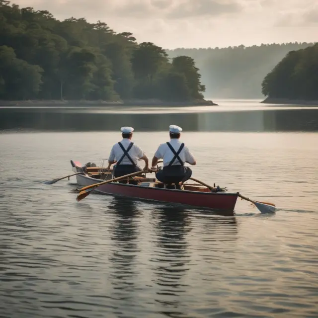Two sailors rowing towards opposing shores, symbolizing Zacks Lifecycle Indices and Vanguard & T. Rowe Price Target-Date Funds.