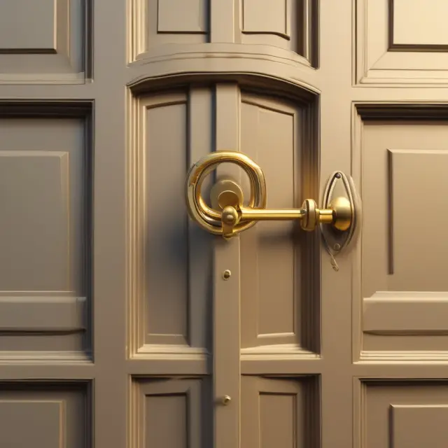A golden key unlocking several vault doors, representing the eligibility process for organizations seeking zero balance accounts