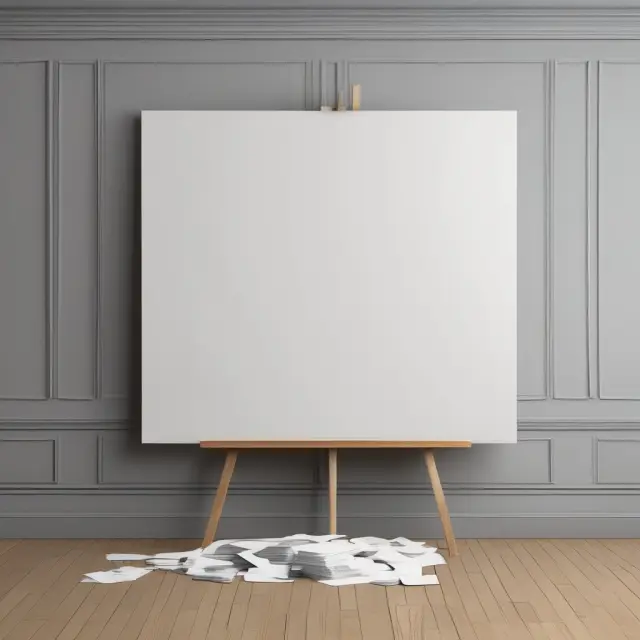 Blank canvas with expenses scrutinized for justification in a zero-based budgeting cycle.