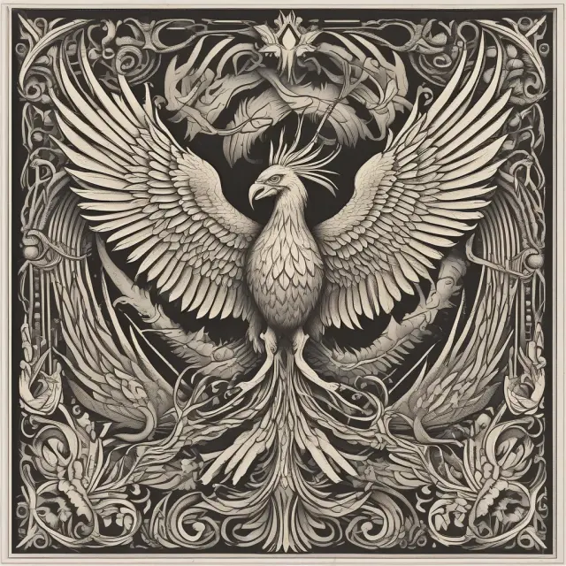 Phoenix symbolizing zero-based budgeting rising above traditional budgeting methods, representing cost optimization and strategic decision making