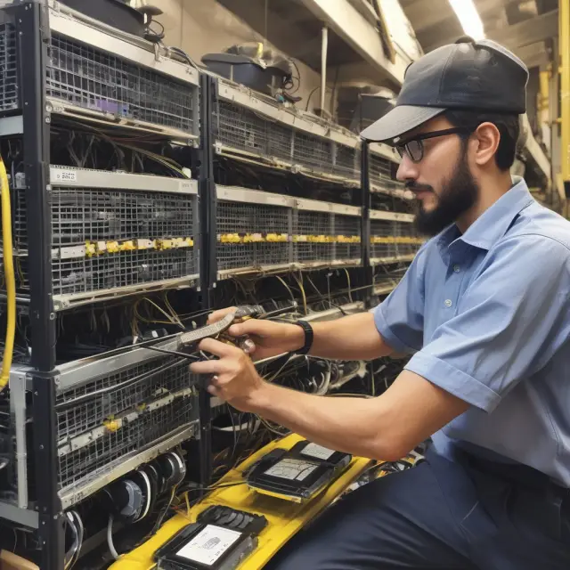 An ASIC miner and GPU working together in a ZCash mine, part of a mining pool to increase efficiency and profits