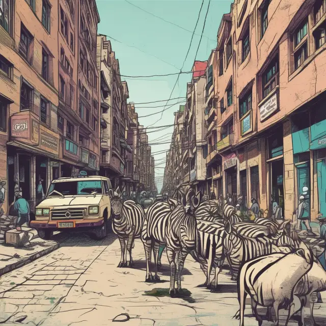 A municipality safeguarding their floating-rate debt obligations with the help of a Zero Basis Risk Swap (ZEBRA), depicted as a protective shield