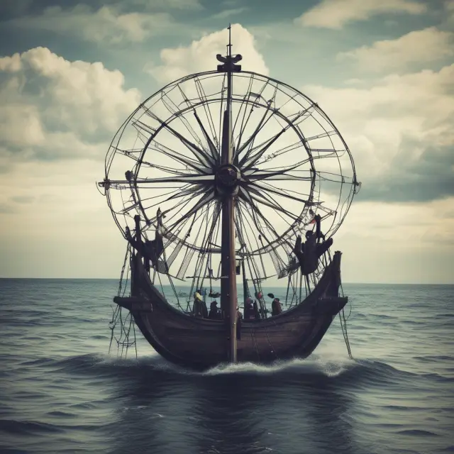 A compass with beta symbol in hand represents portfolio risk management and market sensitivity