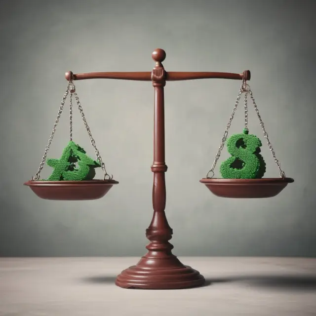 Zero-Beta Portfolio: A scale balances a near-zero risk investment with the S&P500 index