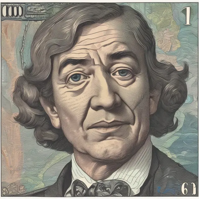 A central banker navigating a stormy sea, battling currency waves while implementing negative interest rates