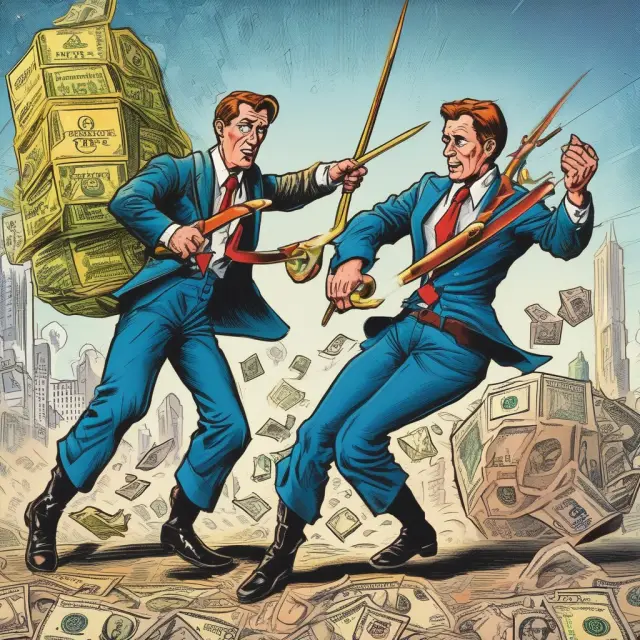 A shield with two faces: TIPS and ZCIS protecting investors from inflation risk, symbolizing their different structures and functions in hedging investments