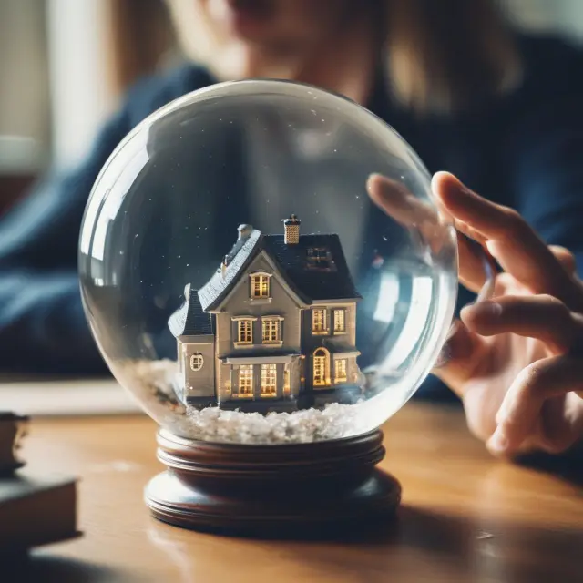 An astute lender examines key factors including borrower credit reports, project prospects, interest rates, and collateral within a crystal ball to determine the success of a zero-coupon mortgage