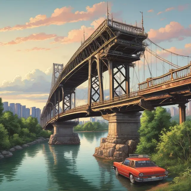 A zero-coupon bond transforming into an equity share via a bridge, symbolizing the convertible feature
