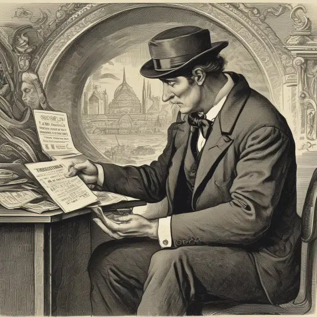 A time traveler selling a ticket representing a zero-coupon security with no periodic interest payments