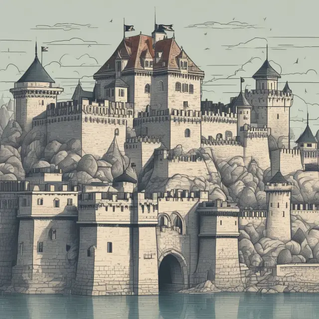 Castle fortified against zero-day attacks with employee training, vulnerability scanning, incident response planning, multi-layered security, and open communication.